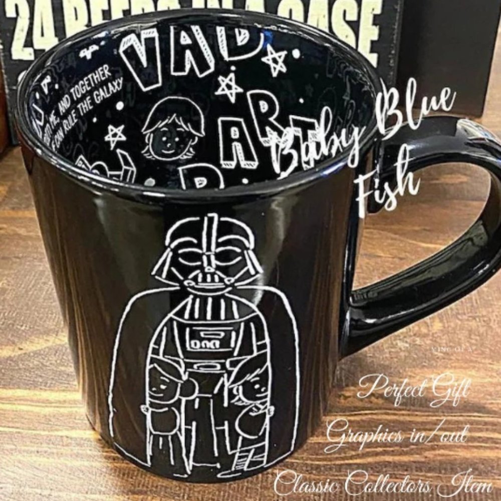 Star Wars Best Dad In The Galaxy Dark Vader Mug (RARE)!